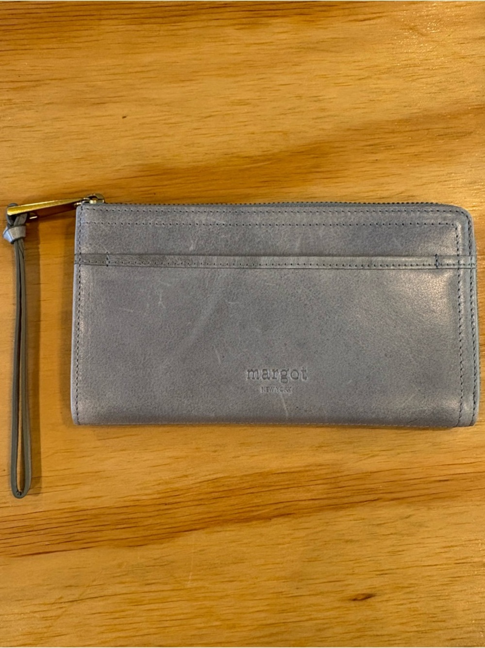Margot New York Gabby Single Zip Around Wallet.